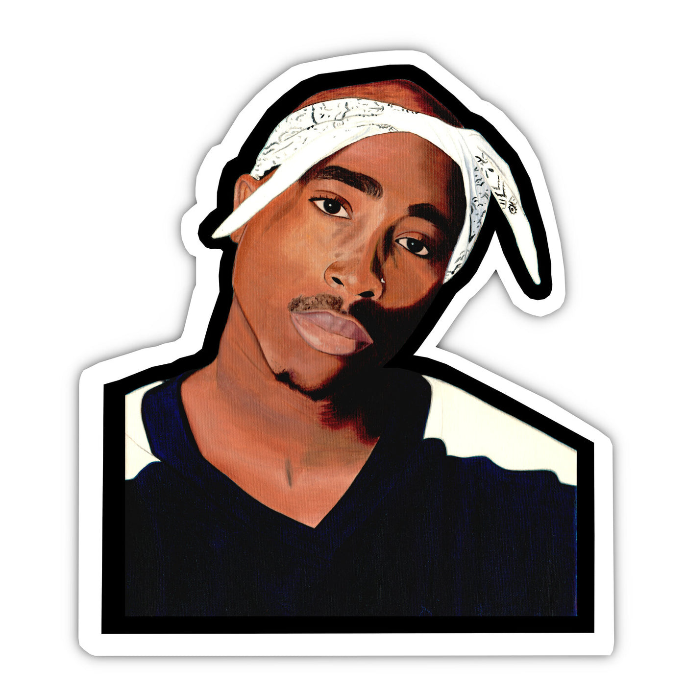 "Tupac Shakur" Vinyl Sticker