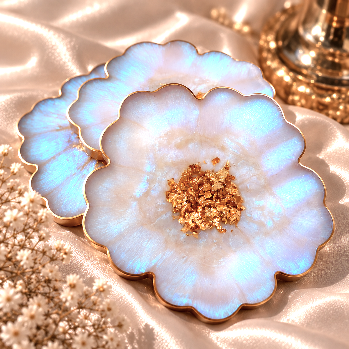 Flower Coasters