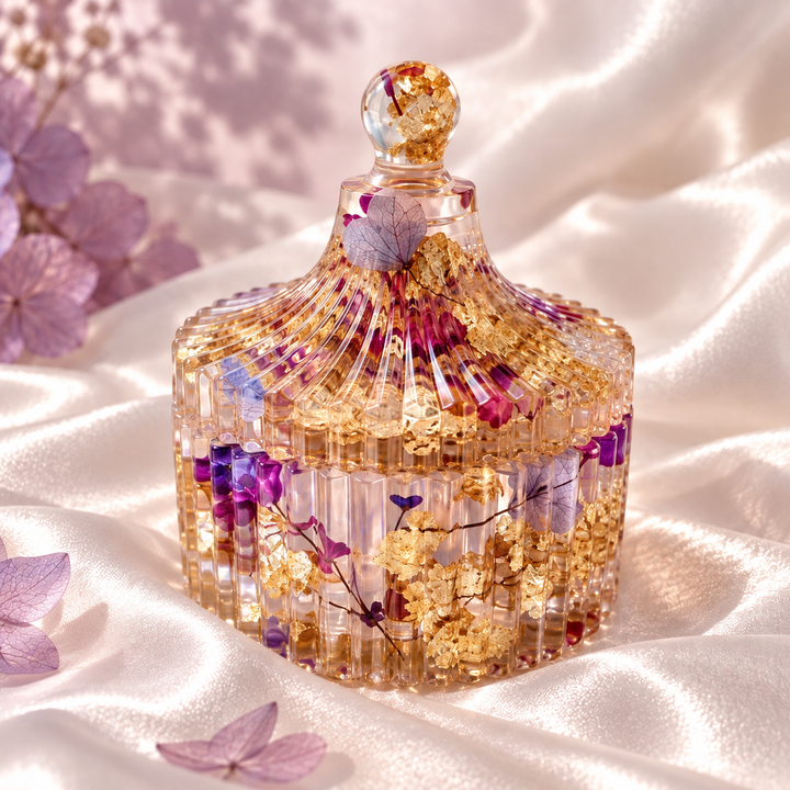 Lavender Celestine Garden Vintage Box