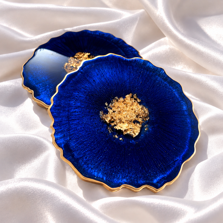 Deep Ocean Blue Coaster