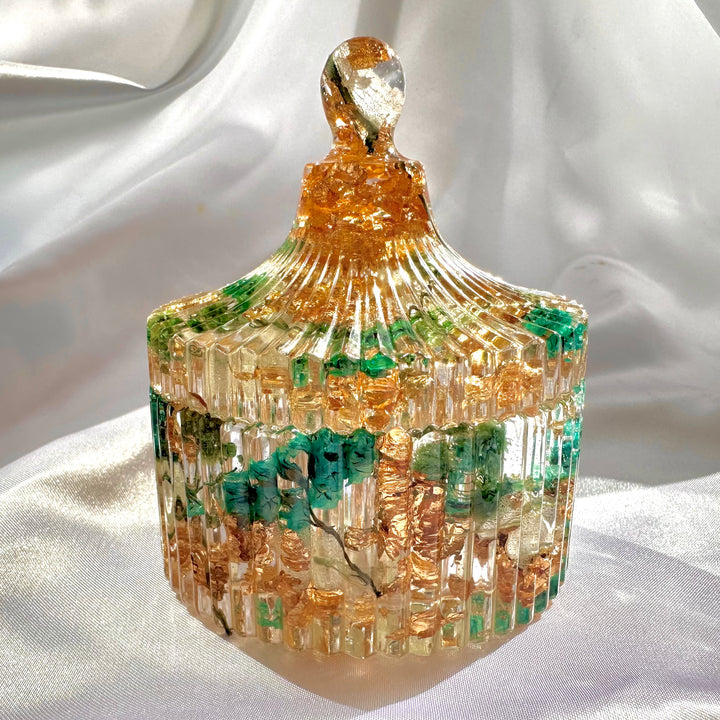 Jade Green Celestine Garden Vintage Box
