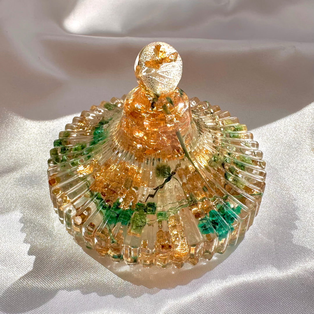Jade Green Celestine Garden Vintage Box