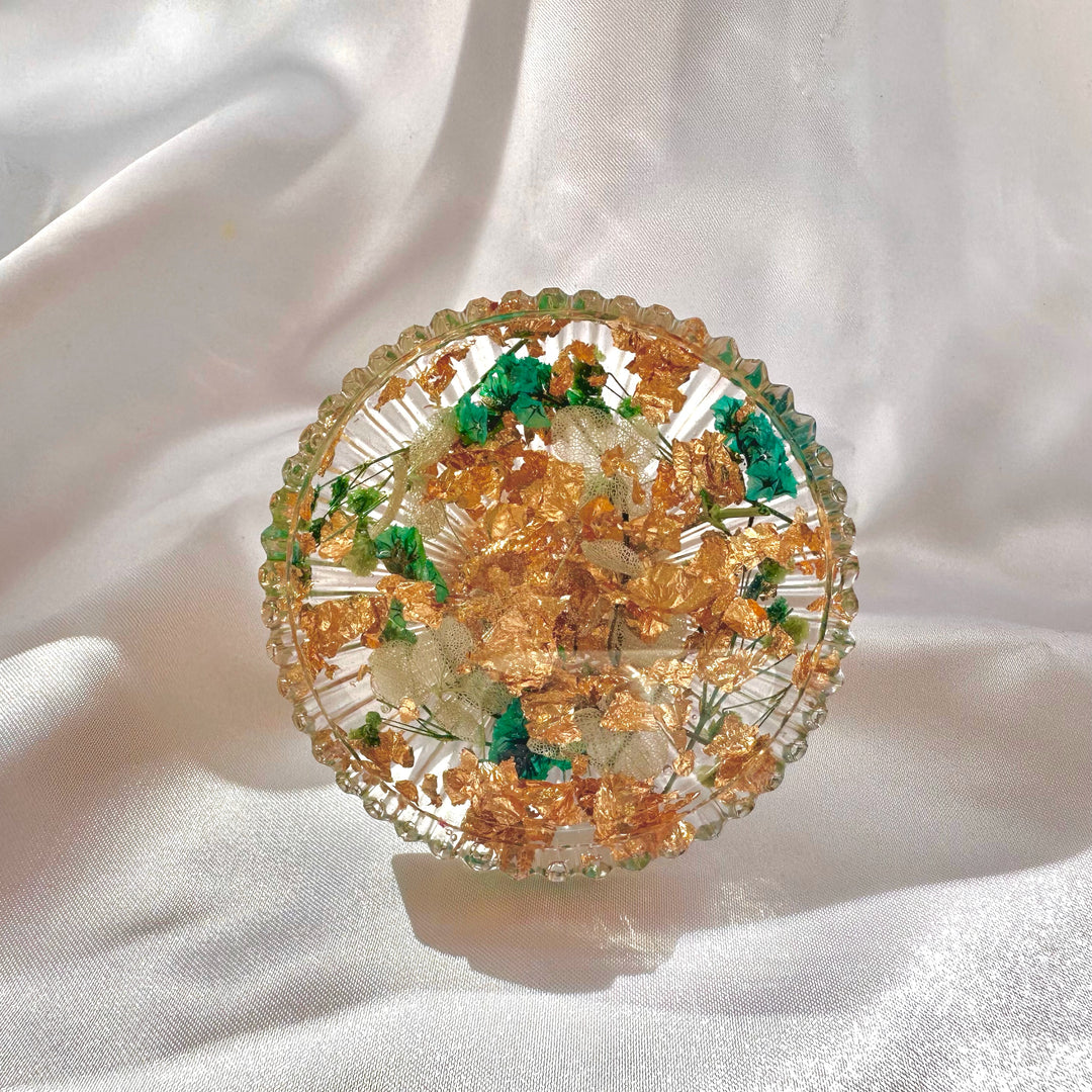 Jade Green Celestine Garden Vintage Box