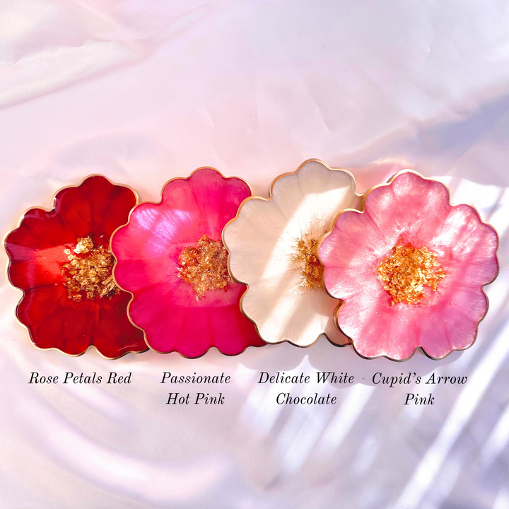 Valentines Day Coasters Set - Jasmin Renee Art