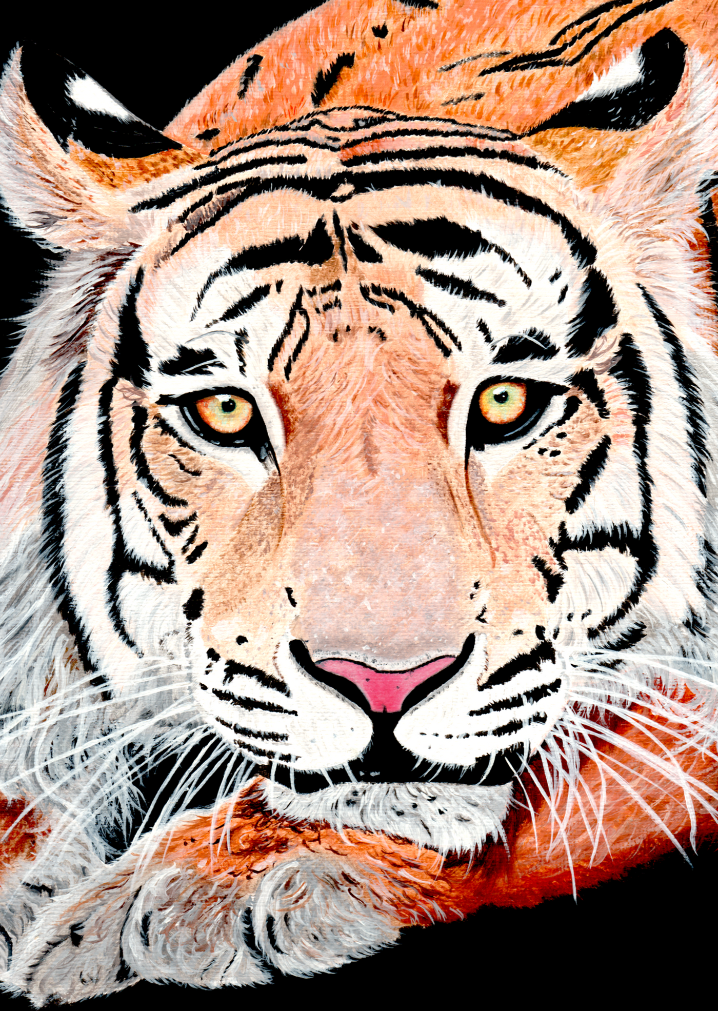 "Eye of the Tiger" 5x7 Mini Fine Art Print