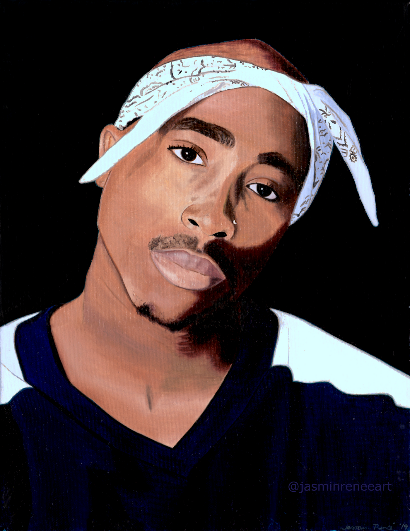 "Tupac Shakur" 5x7 Mini Fine Art Print