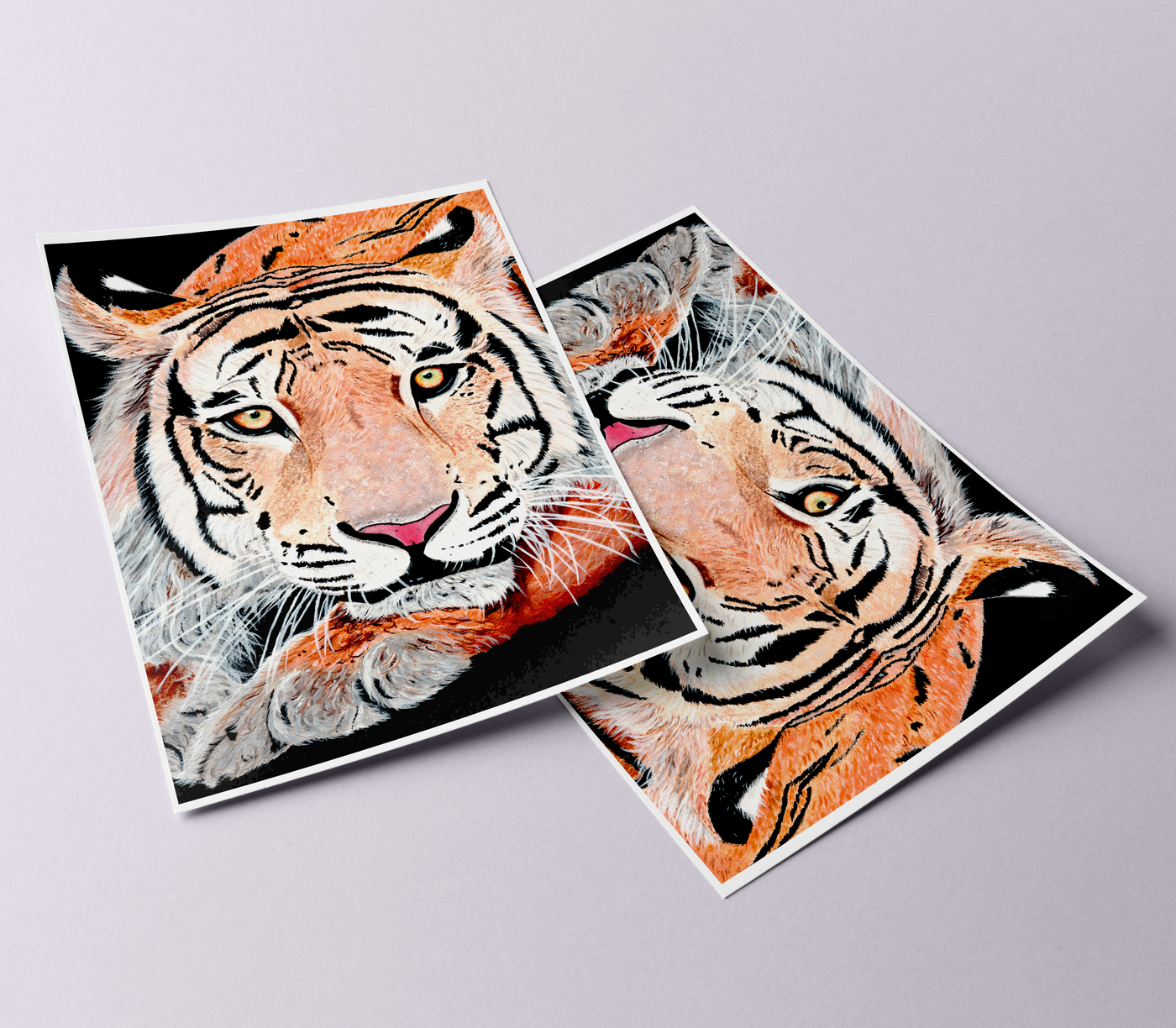 "Eye of the Tiger" 5x7 Mini Fine Art Print