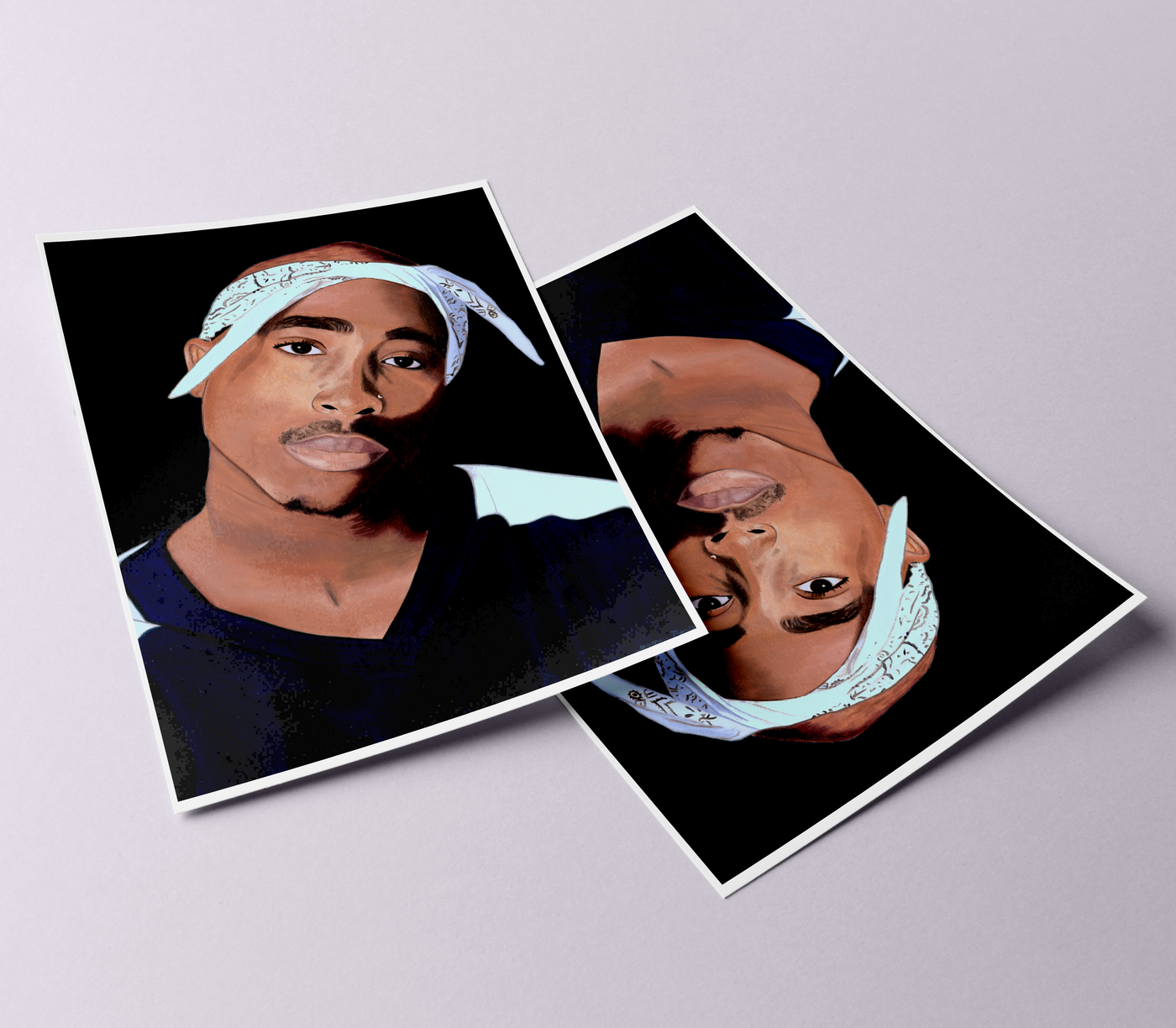 "Tupac Shakur" 5x7 Mini Fine Art Print