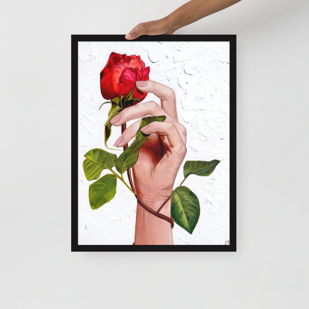 "Lust" Framed Poster Print